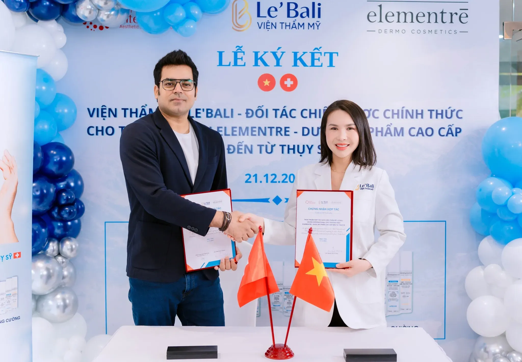 Elementre Vietnam & Le’Bali International Aesthetic Institute Sign Exclusive Partnership for Swiss Cosmeceuticals